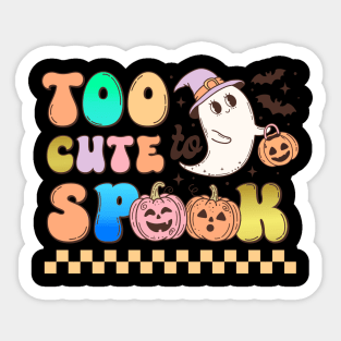 Too cute to spook Sticker